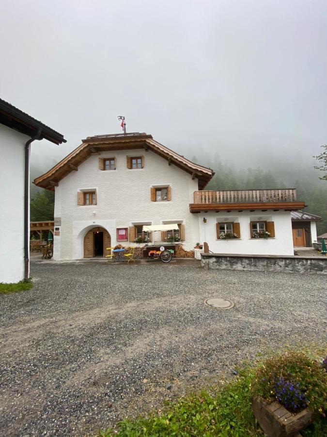 Alpengasthof Crusch Alba Ed Alvetern, S-Charl Scuol Buitenkant foto