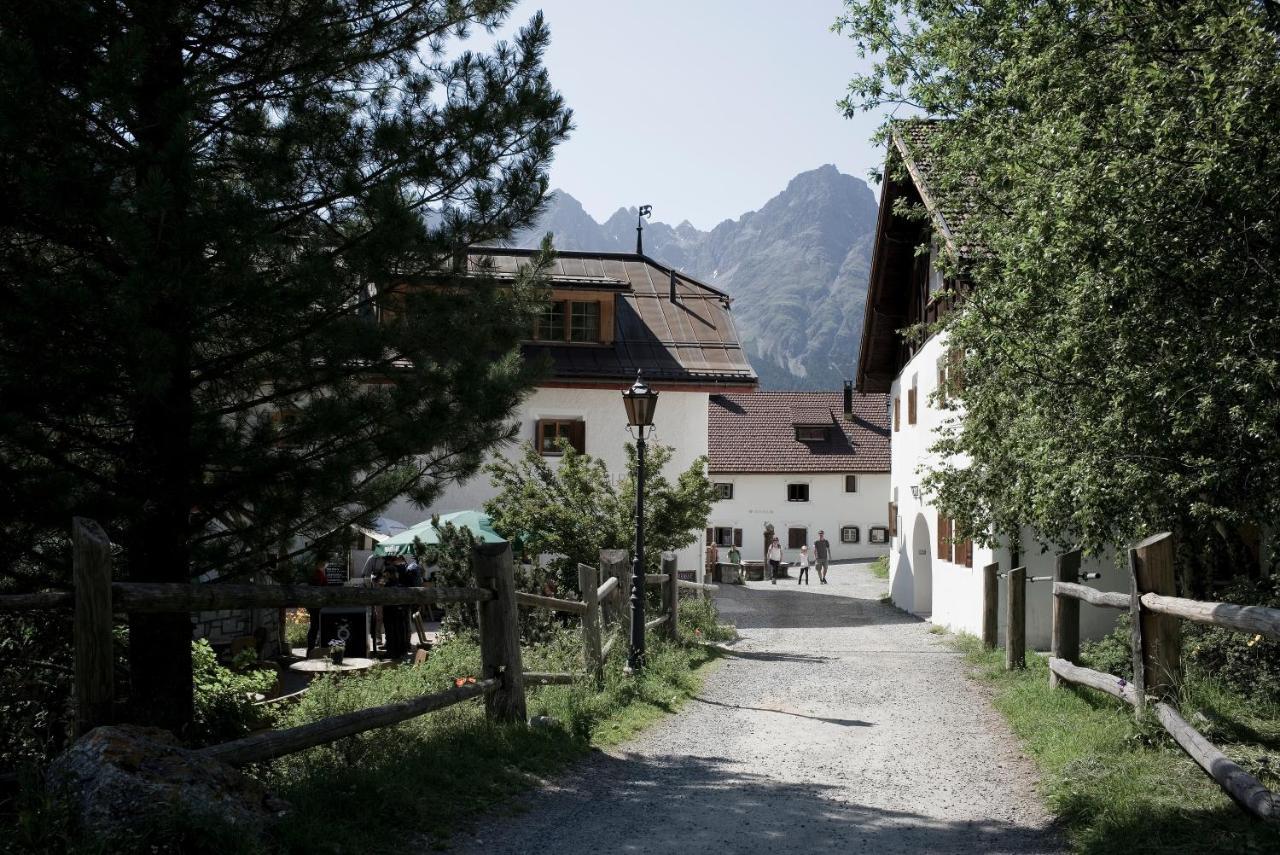 Alpengasthof Crusch Alba Ed Alvetern, S-Charl Scuol Buitenkant foto